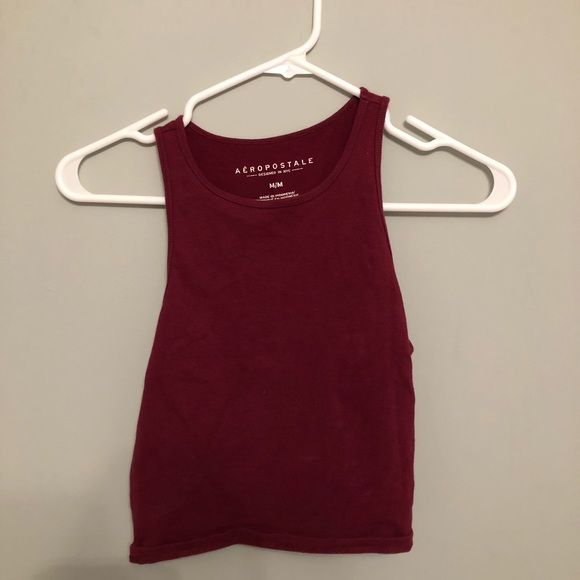 Target Tops - Maroon crop top